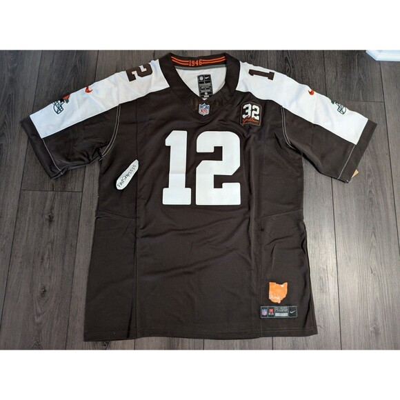 Shedeur Sanders #12 Cleveland Browns 2025 LIMITED Jersey Men's Size Large - Picture 1 of 5